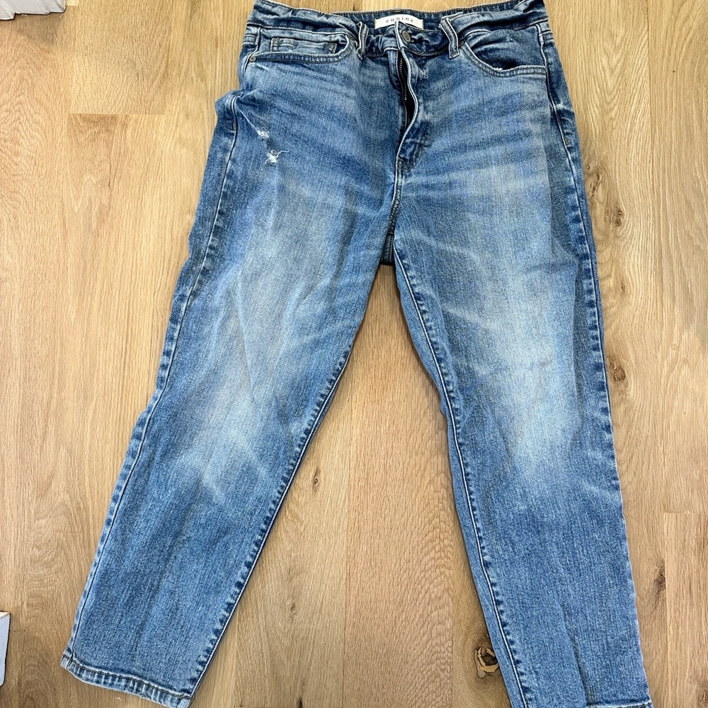 Mom jeans crop, size 13!